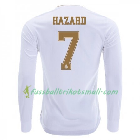 Fußballtrikots Real Madrid Eden Hazard 7 2019-2020 Langarm Heimtrikotsatz kaufen